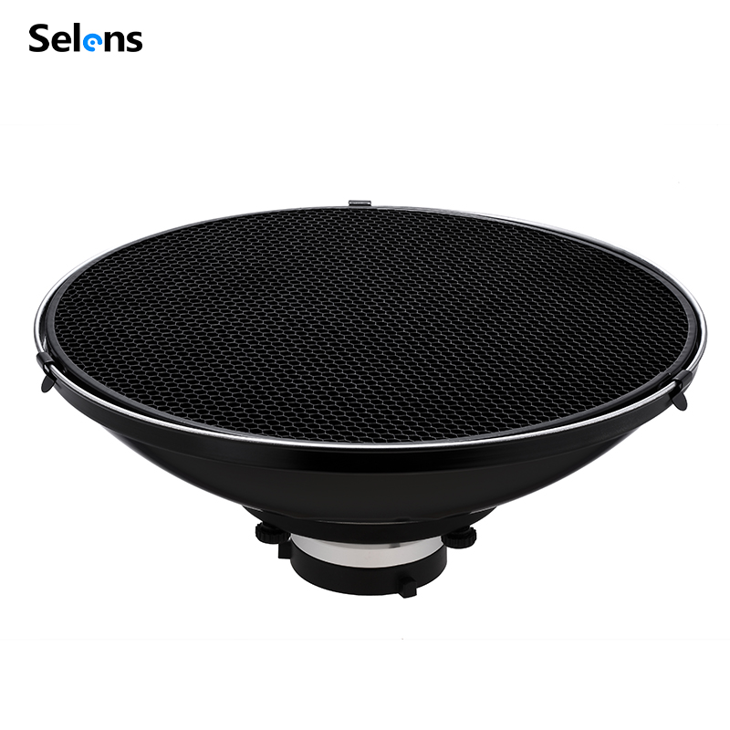 Photography Lighting Beauty Dish - Selens серебристый/белый набор отражателей для посуды