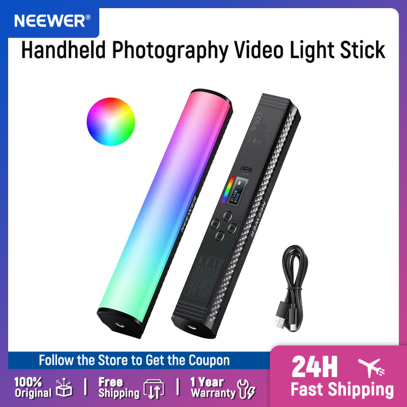 Photography Lighting Wand - NEEWER RGB Light Wand с управлением