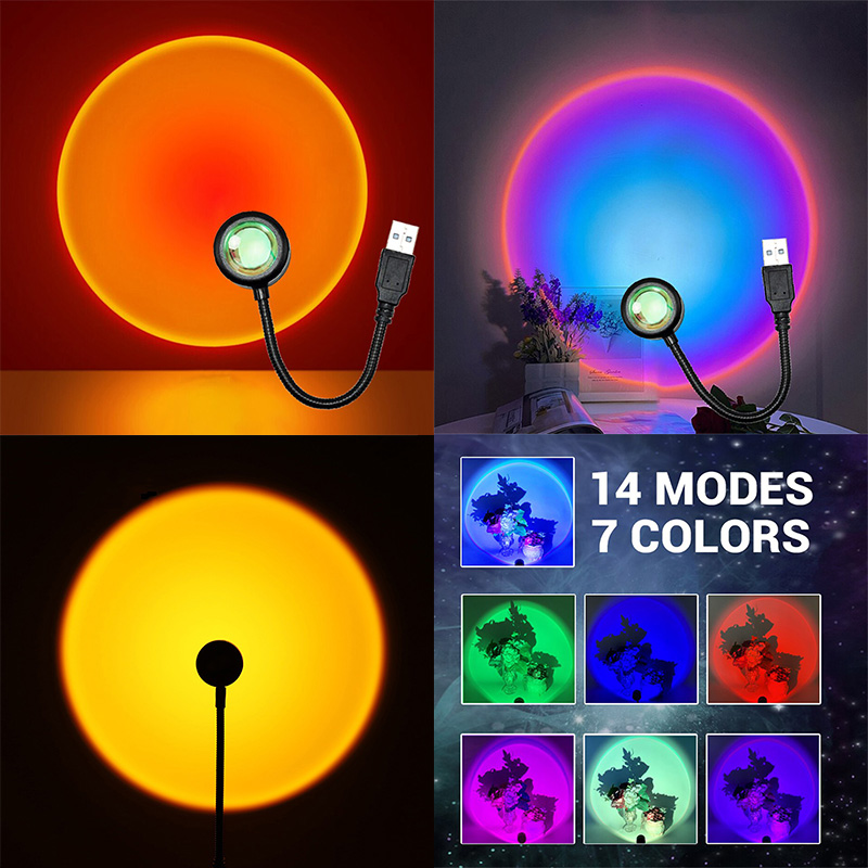 Photography Lighting Mood - ZK40 светодиодная лампа на закате, ночники,