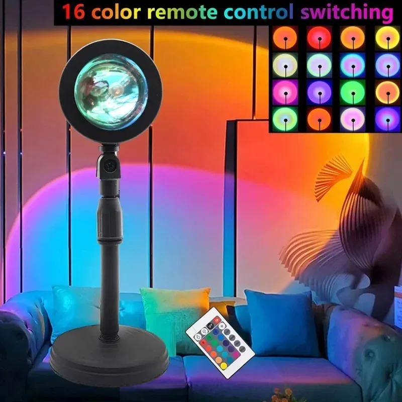 Photography Lighting Mood - 16-цветная лампа заката, освещение настрою RGB,
