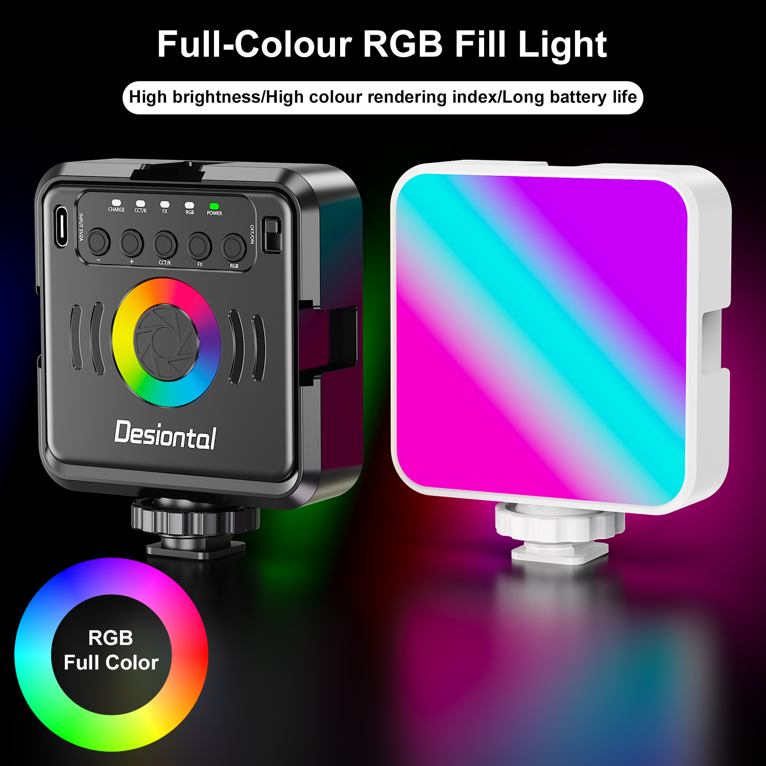 Портативный RGB-осветитель Des – обзор и цена Photography Types Of Lighting