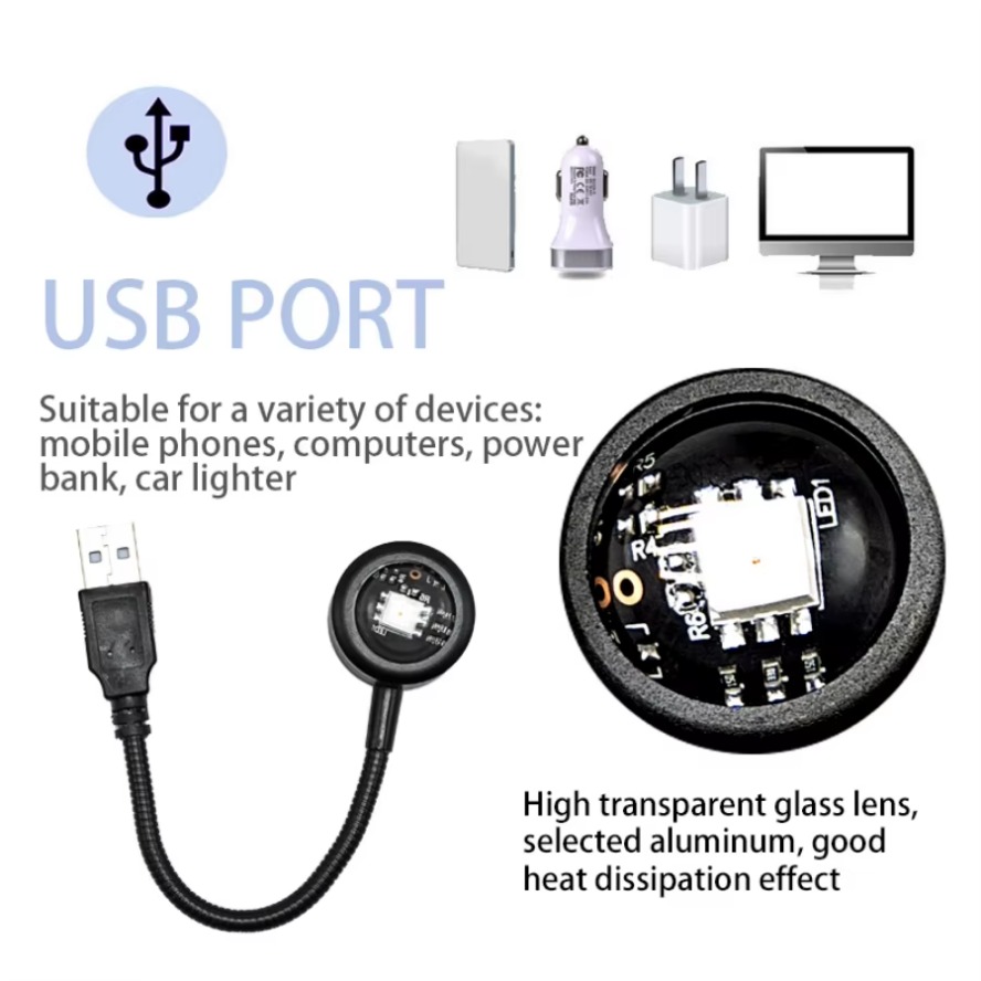СВЕТОДИОДНЫЙ цветной USB-проек – обзор и цена Photography Lighting Mood