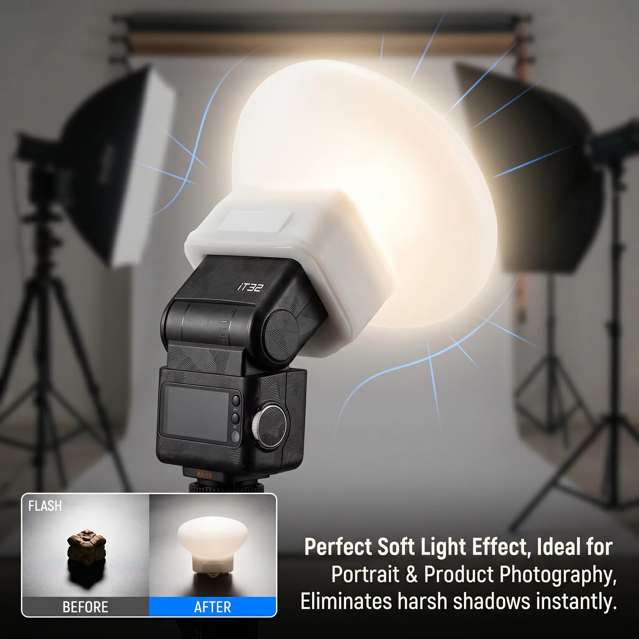 Силиконовый рассеиватель света – обзор и цена Photography Lighting No Shadows