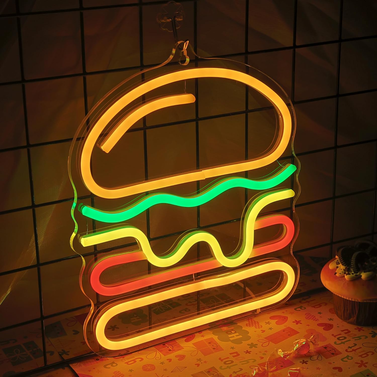 Неоновая вывеска Burger с мног – обзор и цена Photography Lighting For Food