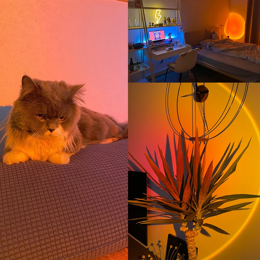 Лампа заката, ночник, разноцве – обзор и цена Photography Lighting Mood