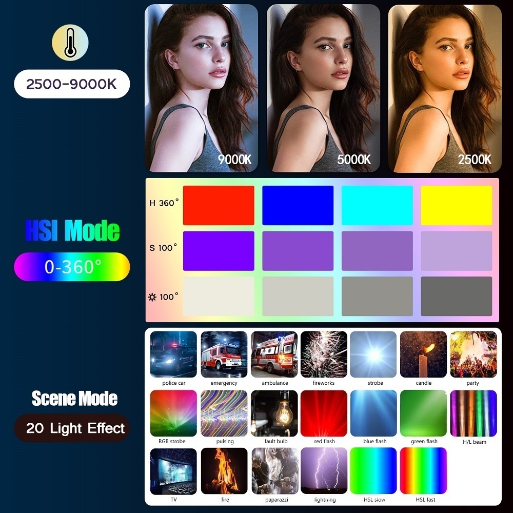 50 см RGB Stick Light Wand Лег – обзор и цена Photography Types Of Lighting