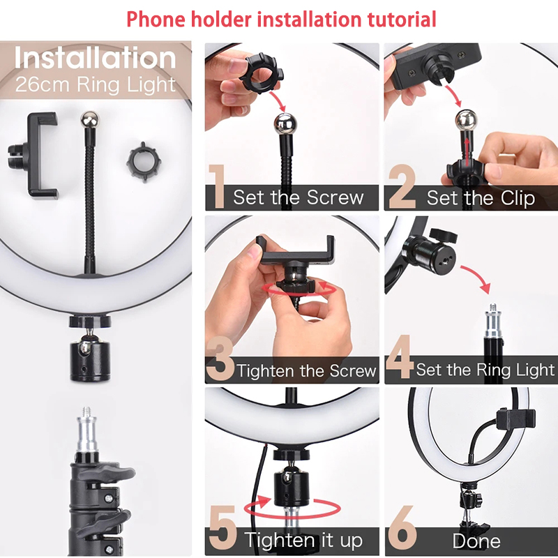 Светодиодный кольцевой светиль – обзор и цена Photography Lighting Wand