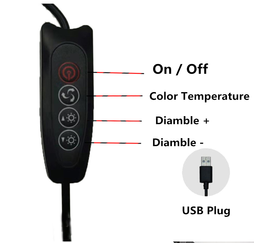 Кольцевой светодиодный светиль – обзор и цена Photography Lighting Wand