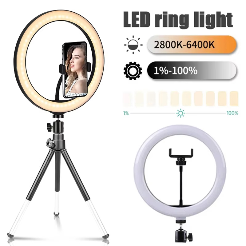 10-дюймовая кольцевая лампа дл – обзор и цена Photography Lighting Wand