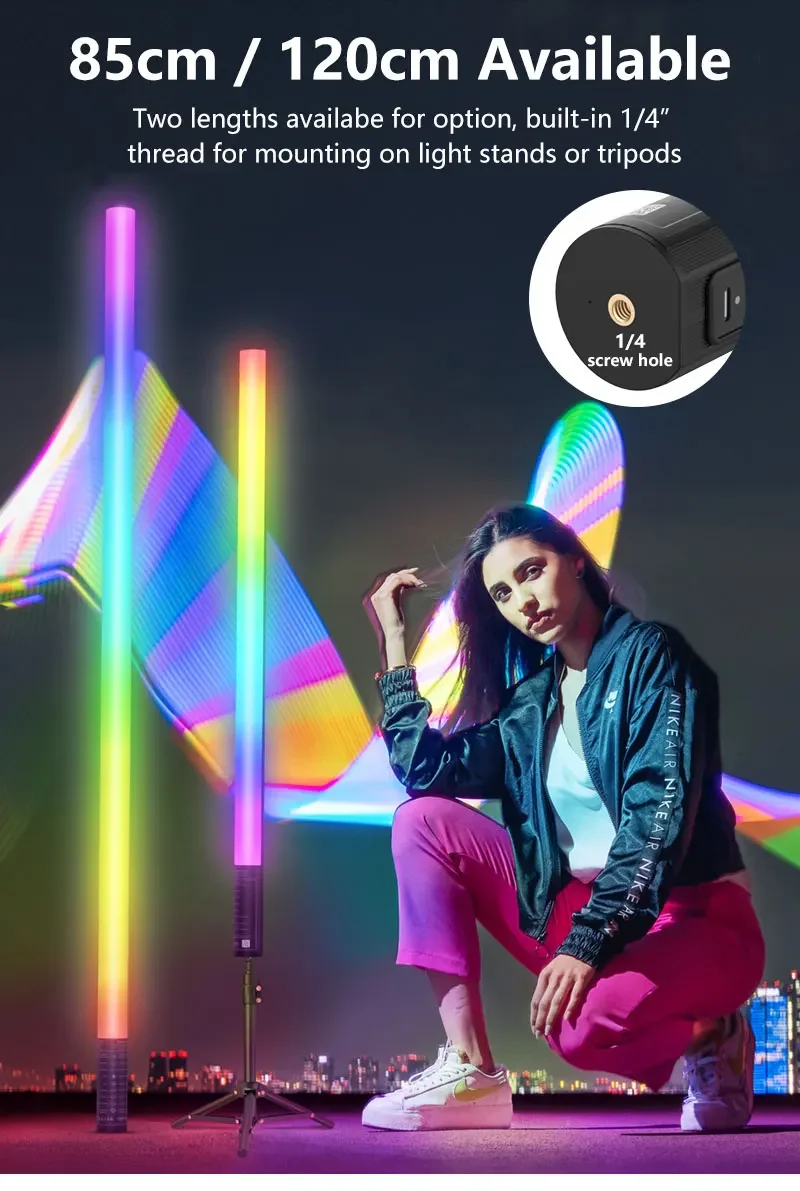 Светодиодная RGB-лампа LUXCEO  – обзор и цена Photography Lighting Mood